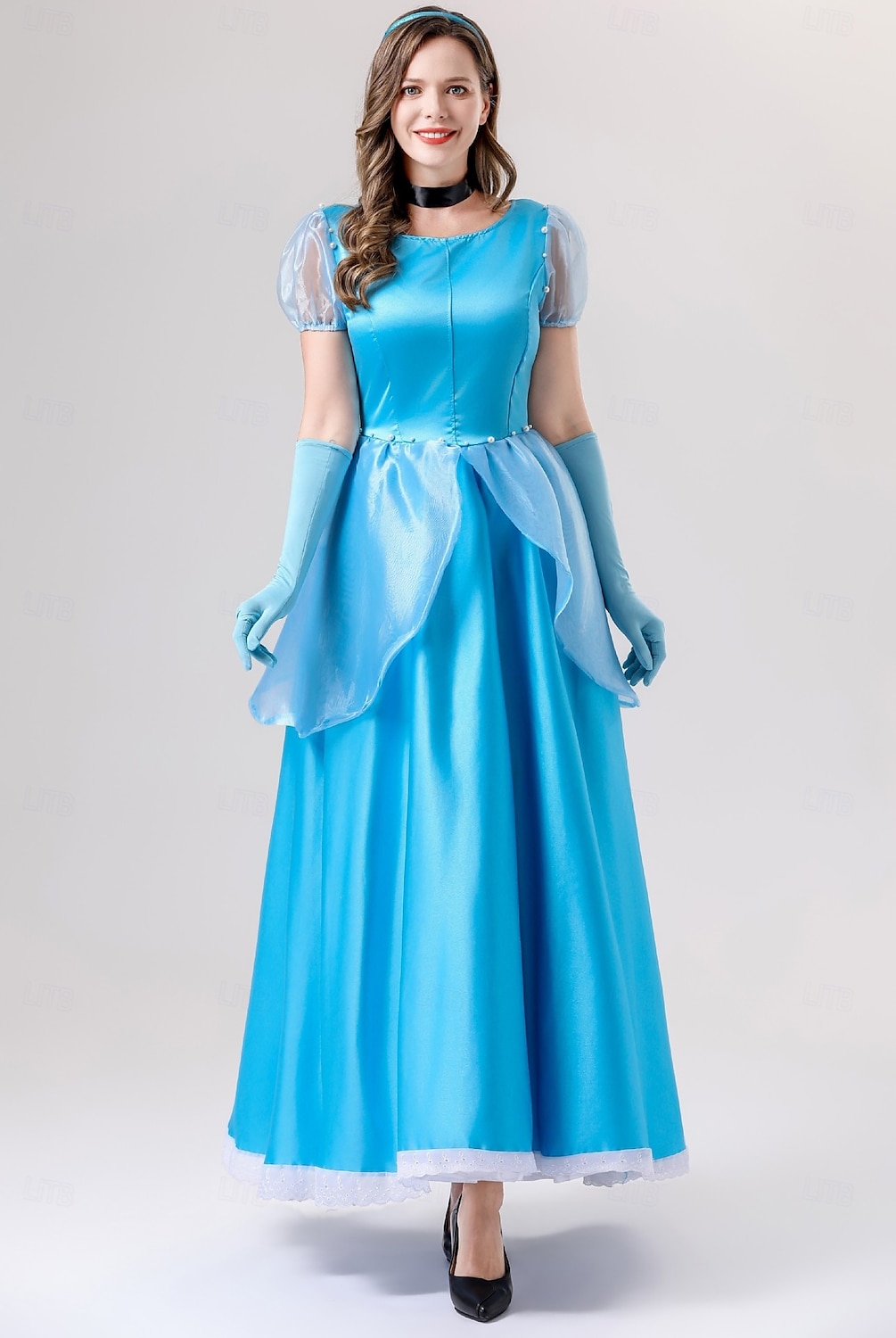 Popelka Princeznovské Šaty Cosplay kostým cosplay Filmové kostýmy for Dámské Dospělé Karneval Plesová maškaráda Večírek loučení se svobodou nevěsty 2025 - $60.99 –P8