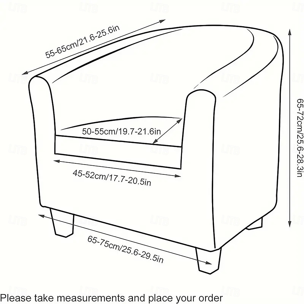 capa para poltrona, capa protetora elástica e durável para móveis, para um visual moderno e elegante, ideal para decoração de sala de estar ou lounge de 2025 por $25.99 –P2