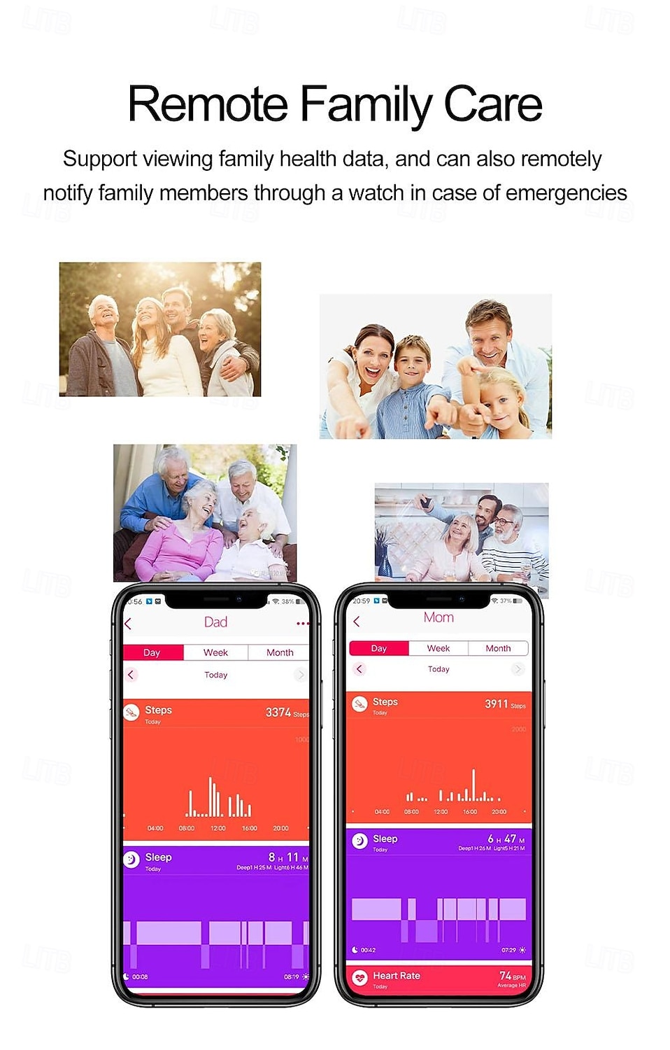 2025年 iMosi TK29 スマートウォッチ 1.43 インチ スマート·ウォッチ ブルートゥース ECG + PPG 温度監視 歩数計 と互換性があります Android iOS 女性 男性 メディアコントロール メッセージ受信通知 カメラコントロール IP68 48mmウォッチケース コレクション – $85.59 –P14