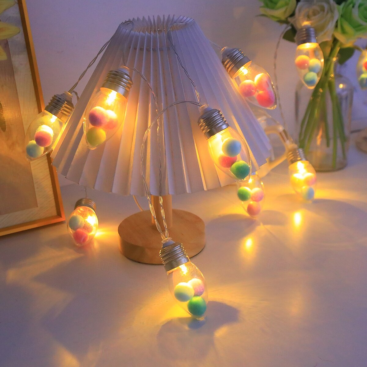 Guirlande lumineuse de Noël avec ampoules, flocons de neige, roses, 1,5 m, 10 LED, alimentée par batterie, décoration intérieure et extérieure pour la maison, fête du Nouvel An, décoration d'arbre de de 2025 ? $15.99 –P11