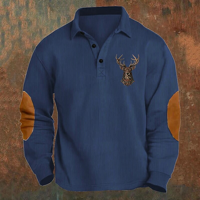 Hombre Camisa de Pana Camiseta de golf Trabajo Casual Diseño Manga Larga Básico Moderno Bloque de color Reno Retazos Botón Primavera & Otoño Ajuste regular Negro Verde Ejército Azul Marino Marrón 2025 - $25.99 –P1