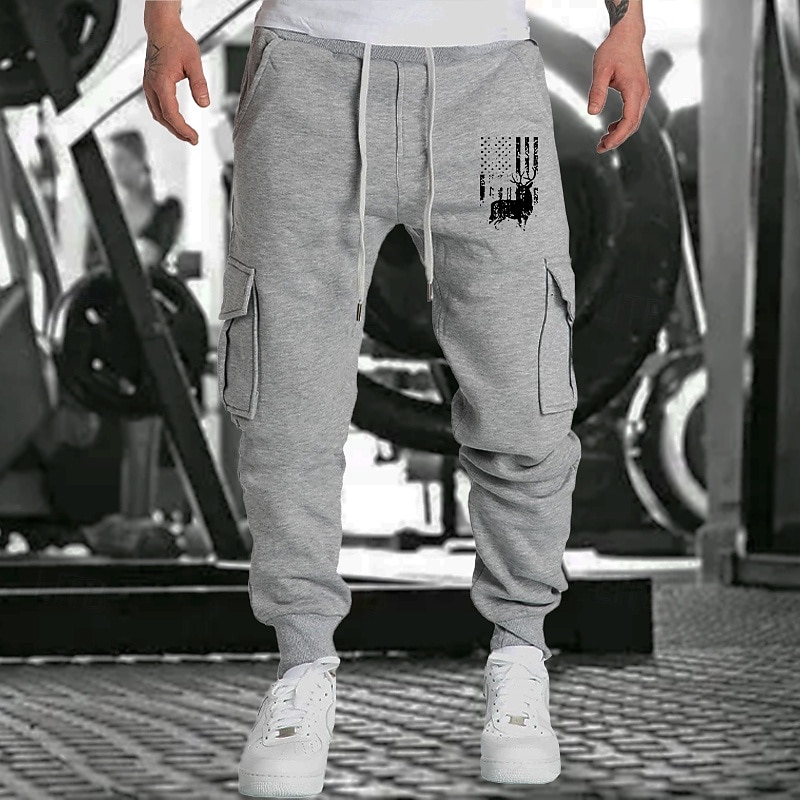 Men's Joggers Sweatpants Running Pants Athletic Pants Track Pants Pocket Elastic Waistband Pants / Trousers Indoor Outdoor Sports & Outdoor Fall Winter Thermal Warm Soft Marathon Workout Walking 2026 - $20.99 –P3