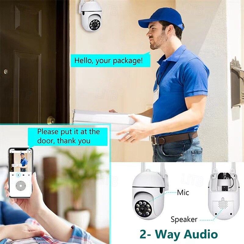 IP Camera 1080P Mini Wireless Motion Detection Remote Access IR-cut Indoor Support 128 GB 2025 - $31.99 –P11