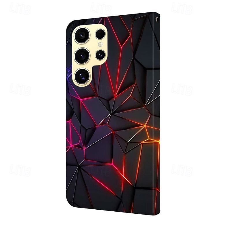 telefone Capinha Para S24 Ultra S24 Plus S24 S23 S23 Ultra S22 S22 Plus Ultra S21 Ultra S21 FE S21 Capa traseira Com Suporte Antichoque Retro Couro PU de 2025 por $14.99 –P3
