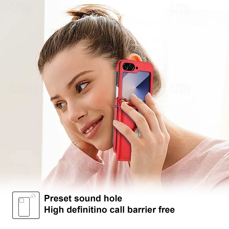телефон Кейс для Назначение SSamsung Galaxy Z-флип 6 Кошелек для карт со стендом Магнитный с ремешком Ретро ТПУ Кожа PU 2025 - $28.99 –P8