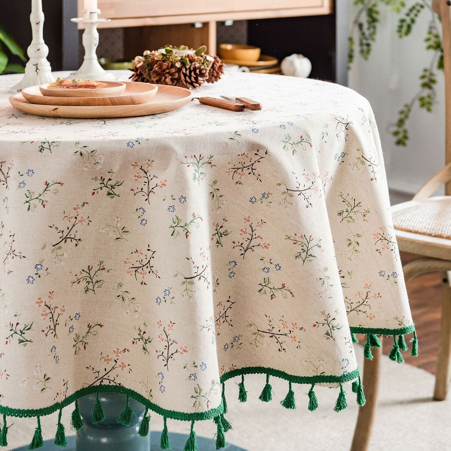 tovaglie rotonde eleganti e resistenti tovaglie perfette per tavoli da pranzo e da cucina ideali per l'uso quotidiano o per occasioni speciali del 2025 a $19.49 –P2