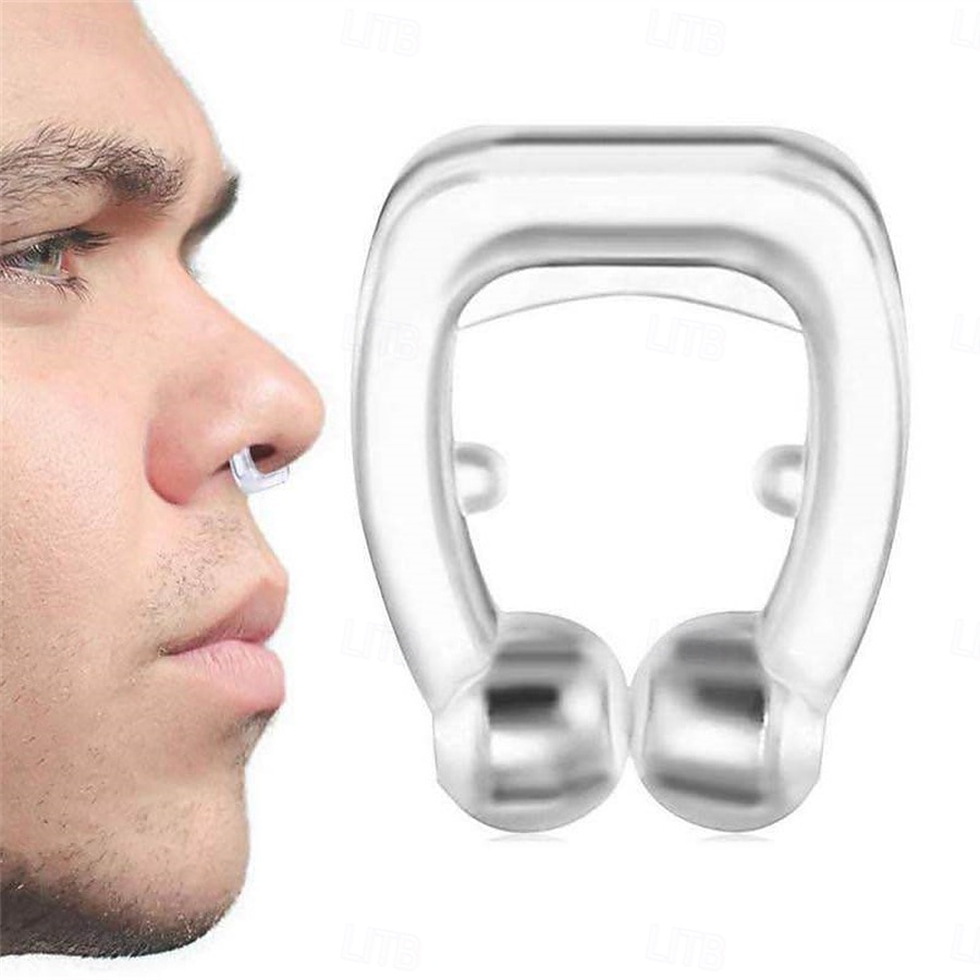4 stk silikon magnetisk anti snorke stop snorking neseklemme sovebrett sovehjelp 2025 - $12.99 –P3