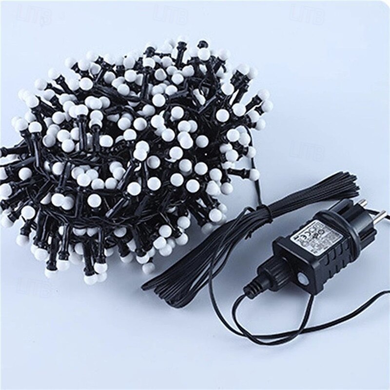 vanntette led fe string lights 5m/10m julelys dc31v eu/us/au/uk plug led string lights for outdoor  & innendørs innredning 2025 - $44.99 –P14