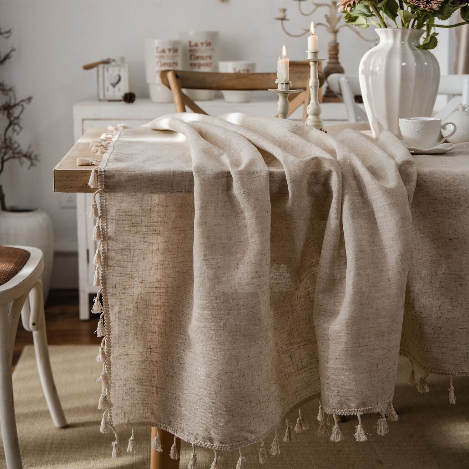 Round Tablecloths Elegant and Durable Table Covers Perfect for Dining and Kitchen Tables Ideal for Everyday Use or Special Occasions 2025 - $21.99 –P6