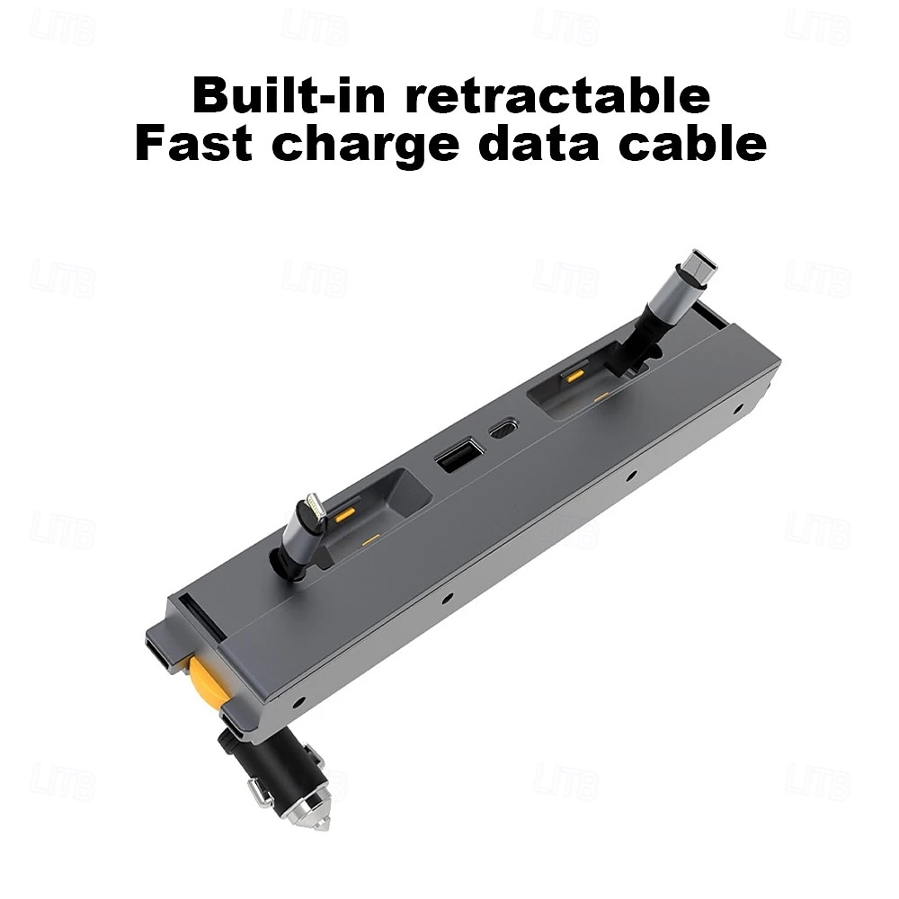 Intelligente Auto-Dockingstation Typ C PD 27 W Schnellladegerät USB-Extender Dockingstation Powered Splitter für Tesla Modell 3 2025 - $47.99 –P11