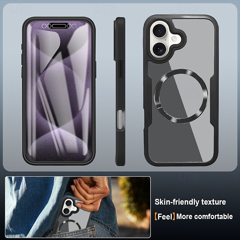 2025年 電話 ケース 用途 iPhone 16 Proマックス iPhone 15 Pro Max iPhone 14 13 12 11 Pro Max Plus iPhone 14 Pro Max iPhone 13 Pro Max iPhone 12 Pro Max iPhone 11 Pro Max バックカバー 磁石バックル ワイヤレス充電をサポート 耐衝撃 レトロ風 TPU アクリル PC  コレクション – $15.99 –P5