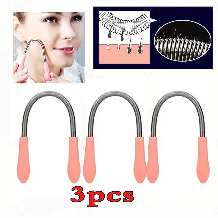 3pcs/ Female Shaver Facial hair remover Facial hair Puller Leg Hair Hair remover for men and women facial hair remover Valentine's Day Gift 2026 - $9.99 –P11