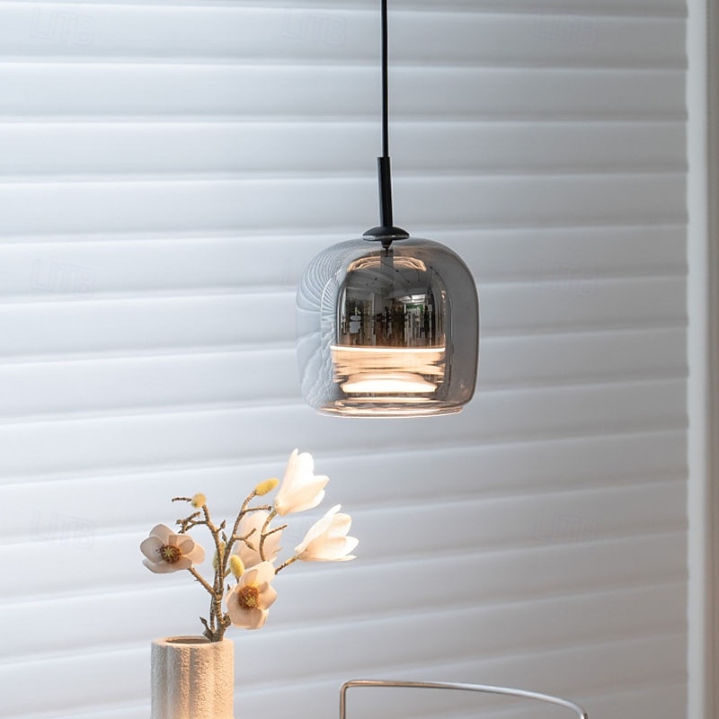 pendente lanterna design pendente luz vidro vidro pintado acabamentos moderno 110-240v de 2026 por $99.99 –P4