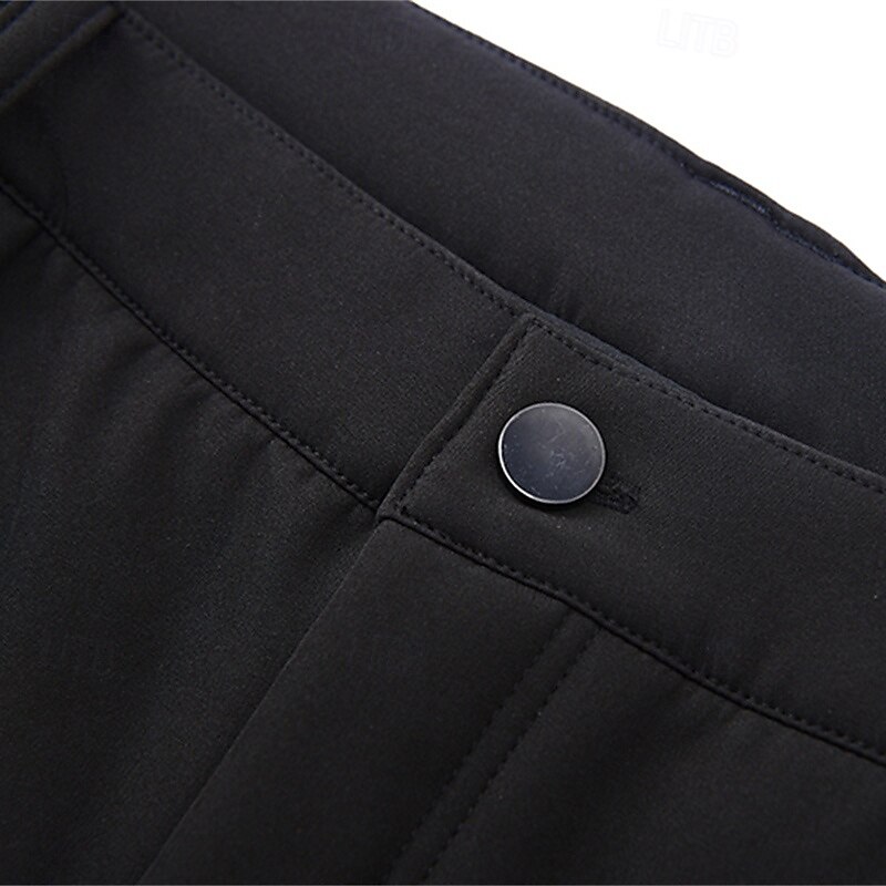 Herren Cargohosen Wanderhose Wanderhosen Taktische Hosen Militär Patchwork Winter Außen Regular Fit warm Fleece-Futter Wasserdicht Hosen / Regenhose Armeegrün Khaki Jagd Klettern Camping / Wandern 2025 - $45.99 –P9