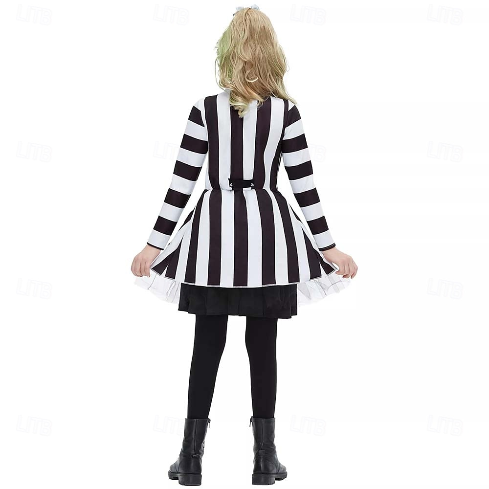 Beetlejuice Zombie Lydia Deetzová Kostým Dětské Dospělé Dámské Dívčí Horor Výkon Párty předvečer Všech svatých Karneval Jednoduchý karnevalový kostým 2025 - $74.99 –P7