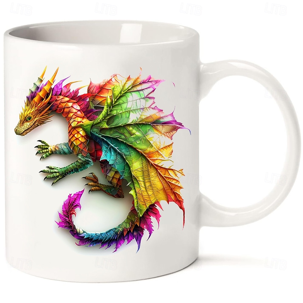 drage kaffekrus 11 oz keramisk krus morsomt krus morsomt kaffekrus for familie/venner/søster/kollega nyhet kaffekrus sommer vinter drinkware fest/jule/bursdagsgave 2026 - $16.99 –P4