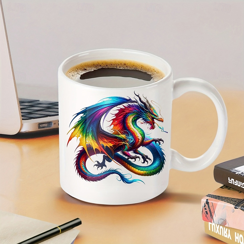 drage kaffekrus 11 oz keramisk krus morsomt krus morsomt kaffekrus for familie/venner/søster/kollega nyhet kaffekrus sommer vinter drinkware fest/jule/bursdagsgave 2026 - $16.99 –P10