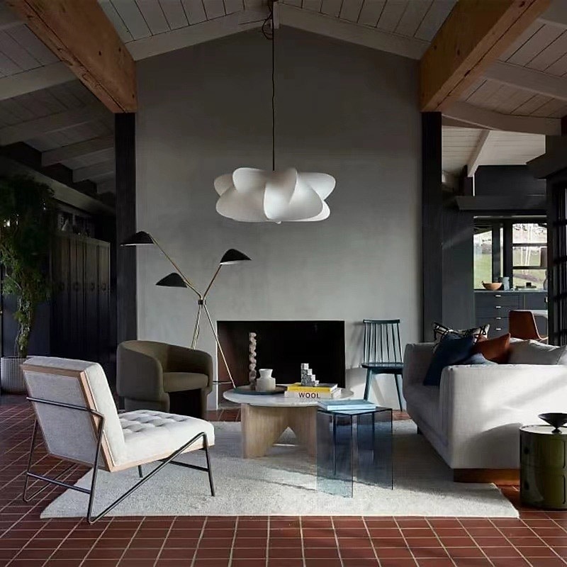 wabi sabi plafondlamp zijden hanglamp plafondlamp voor woonkamer hanglampen huisdecoratie glans kamer 85-265v 2025 - $229.99 –P7