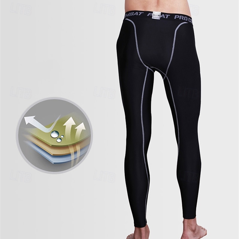 Hombre Pantalones para correr Leggings Bolsillo Cintura elástica Leggings Exterior Deporte Deportivo Otoño Secado rápido Ligero Suave Power Flex Maratón Corriendo Rutina de ejercicio A Medida Ropa de 2025 - $10.49 –P10