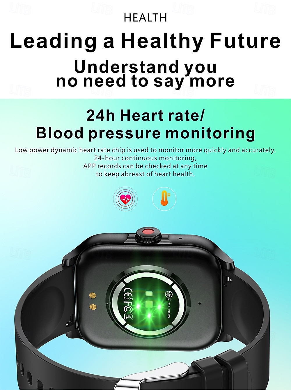 iMosi QX15 Slimme horloge 1.85 inch(es) Smart horloge Bluetooth Stappenteller Gespreksherinnering Activiteitentracker Compatibel met: Android iOS Dames Heren Handsfree bellen Waterbestendig 2025 - $36.19 –P7