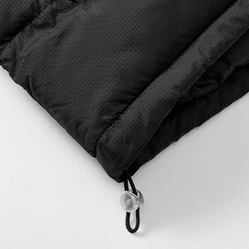 Per uomo Smanicato Gilet imbottito Gilet Giornaliero Appuntamento Da mare Di tendenza Informale Autunno inverno Tasche Poliestere Tenere al caldo Comodo Liscio Cerniera Colletto alla coreana Standard del 2025 a $42.99 –P8