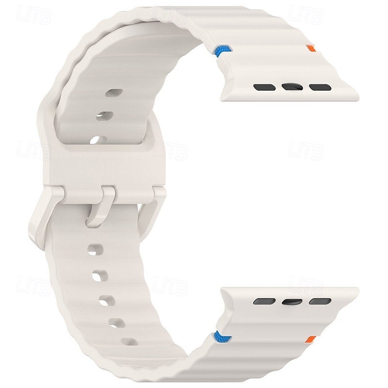 Sportszíj Kompatibilis valamivel Apple Watch óraszíj 38mm 40mm 41mm 42mm 44mm 45mm 49mm Elasztikus Állítható Szilikon Csere óraszíj mert iwatch Ultra 2 Series 9 8 7 SE 6 5 4 3 2 1 2025 - $10.99 –P13