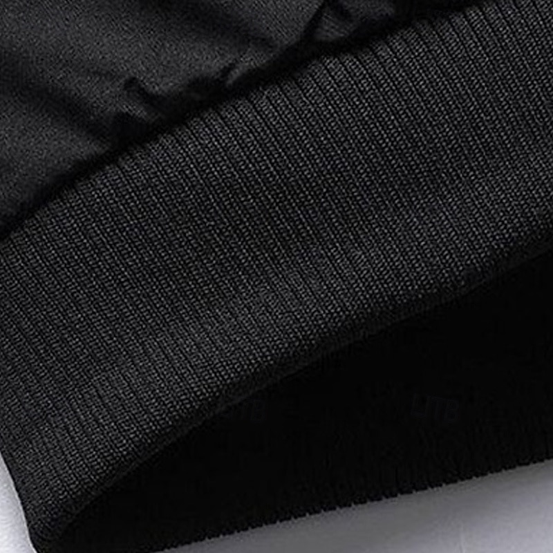 Hombre Abrigo de invierno Chaqueta acolchada Bolsillo Poliéster Ropa Cotidiana Cita Vacaciones Regular Moda Casual Cómodo Mantiene abrigado Otoño invierno Bloque de color Negro Rojo Verde Ejército 2025 - $29.99 –P3