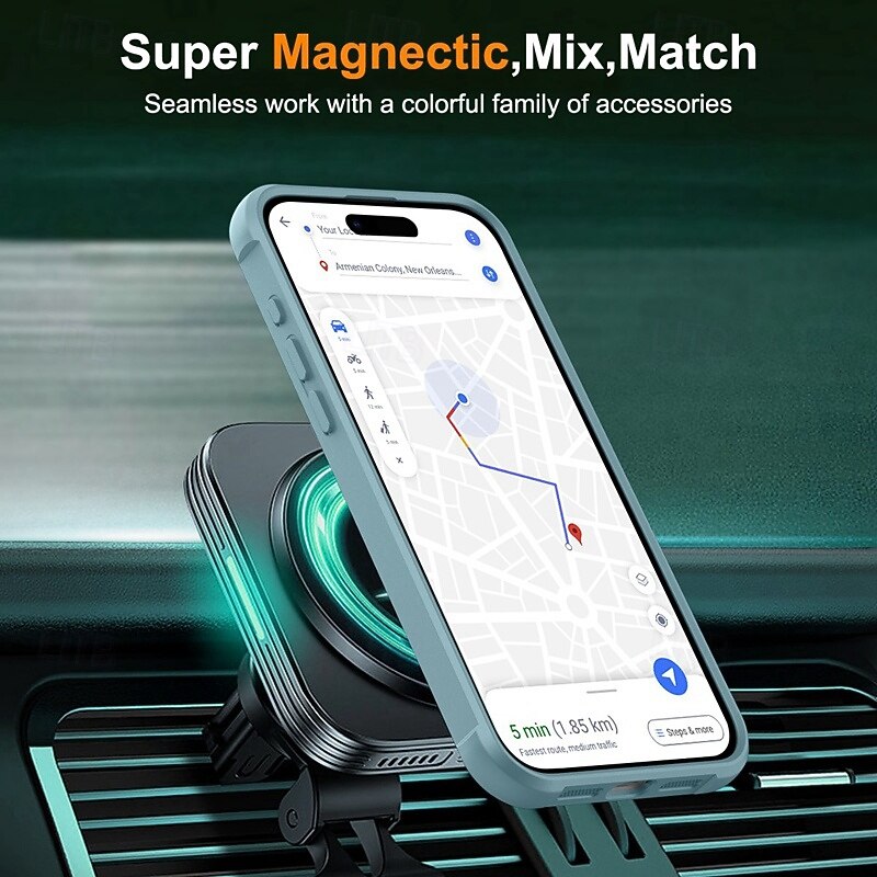 телефон Кейс для Назначение iPhone 17 Pro Max 17 Air i16 15 14 Pro Max Plus 13 12 11 Pro Max Кейс на заднюю панель со стендом Магнитный Поддержка беспроводной зарядки Ретро Акрил ПК 2025 - $15.99 –P8