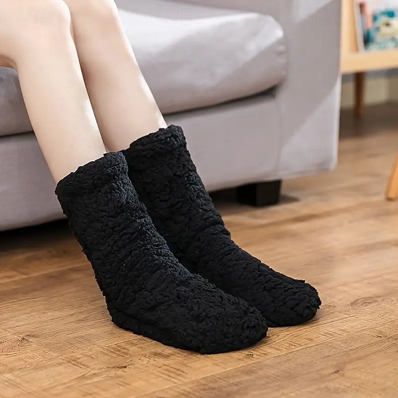 calzini pantofola calzini invernali di natale per le donne calzini per le donne calzini soffici scaldamuscoli invernali legsleeve del 2025 a $15.49 –P3