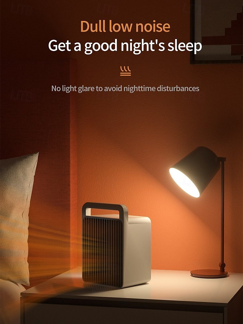 radiateur d'appoint 900w radiateur d'appoint électrique portable mini radiateur silencieux de sécurité multiple 2 modes chauffage de sécurité rapide en céramique ptc radiateur pour bureau chambre de 2025 ? $35.99 –P8