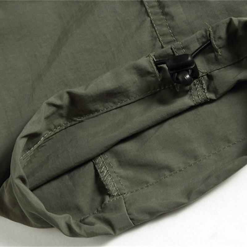 Voor heren Combatbroek Cargohosen Wendbare Hosen Militair Buiten Normale pasvorm waterdicht Ademend Sneldrogend Broeken / Regenbroek / Overbroek Elastische taille Leger Groen donkergrijs Jagen 2025 - $29.99 –P7