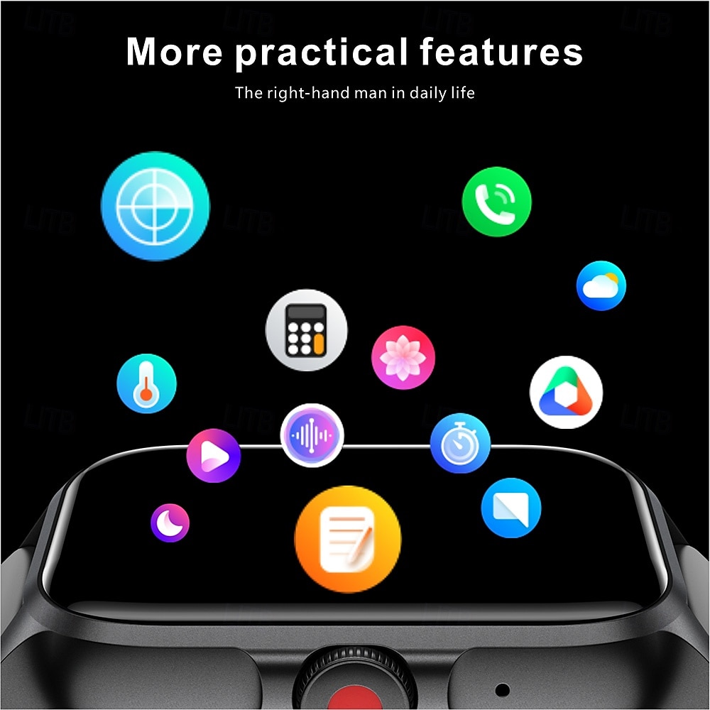 iMosi QX15 Slimme horloge 1.85 inch(es) Smart horloge Bluetooth Stappenteller Gespreksherinnering Activiteitentracker Compatibel met: Android iOS Dames Heren Handsfree bellen Waterbestendig 2025 - $36.19 –P15