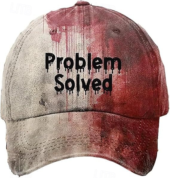 Herren Cap Basecap Sonnenhut Kappe Kaki Grau Polyester Einstellbar Modisch Freizeitskleidung Festival Graphic Muster Halloween Lässig / Alltäglich 2025 - $12.99 –P2