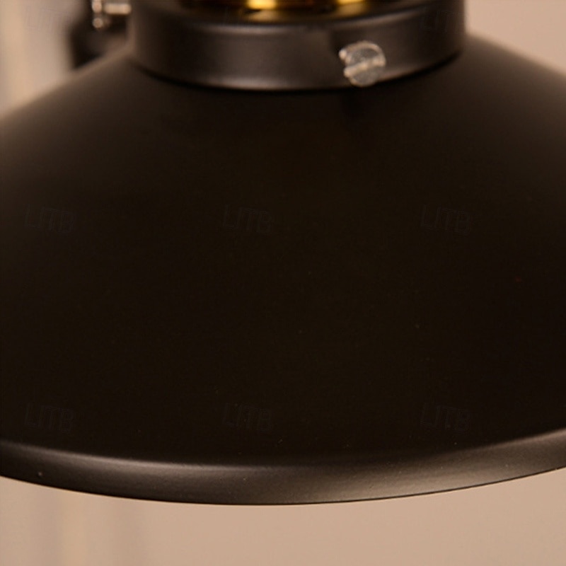 lampa ścienna retro vintage lampa ścienna płaska lampa montowana na ścianie industrialny styl czarny metalik regulowana lampa ścienna z konstrukcją koła pasowego 110-240 V 2025 - $79.99 –P3