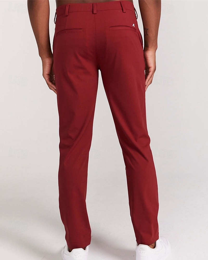 Voor heren Pakken Broek Chinese Knop Zak Effen Comfort Formeel Feest Werk Modieus Klassieke Stijl Zwart Wit Micro-elastisch 2026 - $12.49 –P17