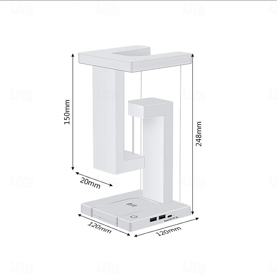 Antigravity Levitating Desk Lamp with Wireless Charging Floating LED Night Light Beside Table Lamp for Bedroom Decor Drop Ship 2025 - $53.99 –P1