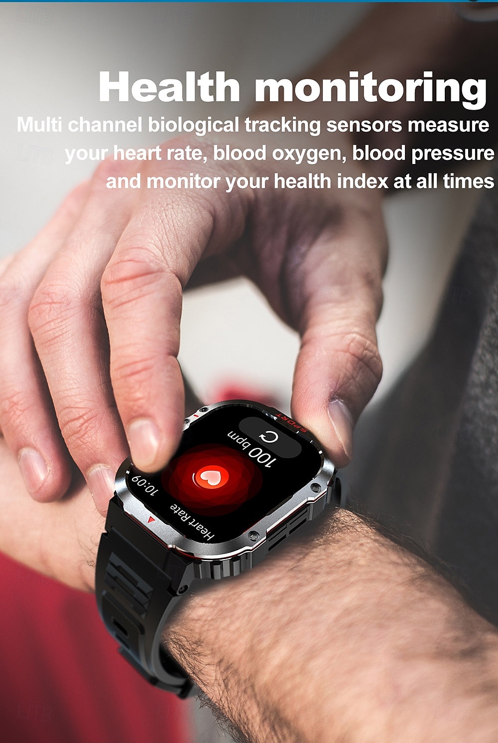 iMosi G45 Smart Watch 1.81 inch Smartwatch Fitness Running Watch Bluetooth Pedometer Call Reminder Sleep Tracker Compatible with Android iOS Men Hands-Free Calls Waterproof Media Control IP 67 41mm 2025 - $36.99 –P13
