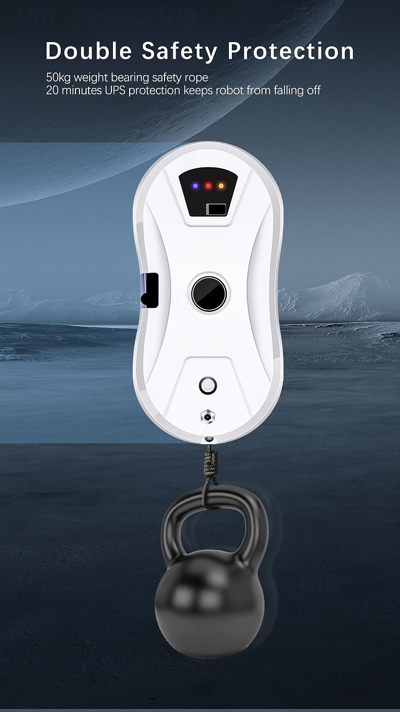 Window Cleaning Machine With Water Tank Automatic Water Spray Planning Type Fully Automatic Window Cleaning Robot 2025 - $103.99 –P12