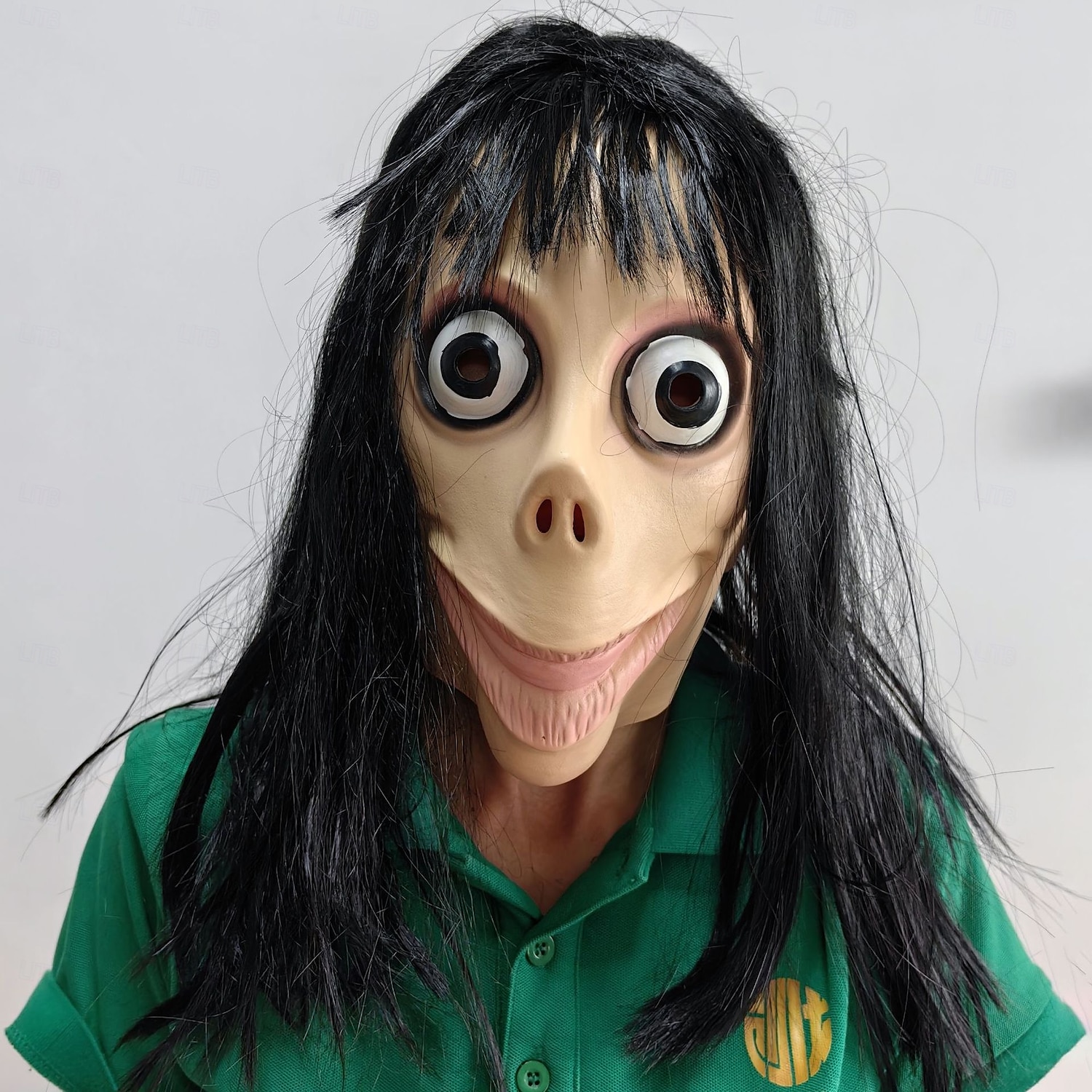 Sikoly MOMO Párok Maszk Halloween csoportos családi jelmezek Felnőttek Férfi Női Ijesztő jelmez Parti Mindszentek napja Farsang Mardi Gras Könnyű farsangi jelmez 2025 - $20.99 –P2