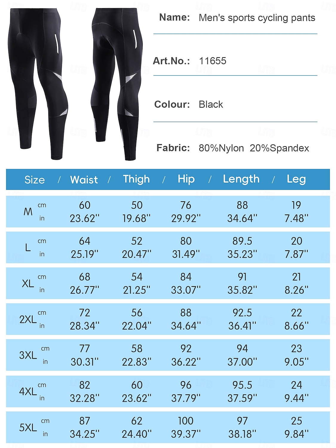 Men's Cycling Tights Cycling Pants Bike Tights Bottoms Race Fit Sports Quick Dry Reflective Strips Stretchy Sweat-Wicking Black Blue Clothing Apparel Bike Wear 2025 - $36.99 –P5