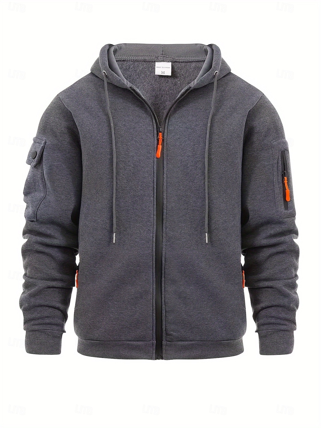 Per uomo Felpa con cappuccio Felpa con cappuccio a zip intera Felpa con cappuccio tattica Nero Blu marino Blu Cachi Grigio scuro Con cappuccio Liscio Sportivo Giornaliero Per eventi Streetwear del 2025 a $25.99 –P1