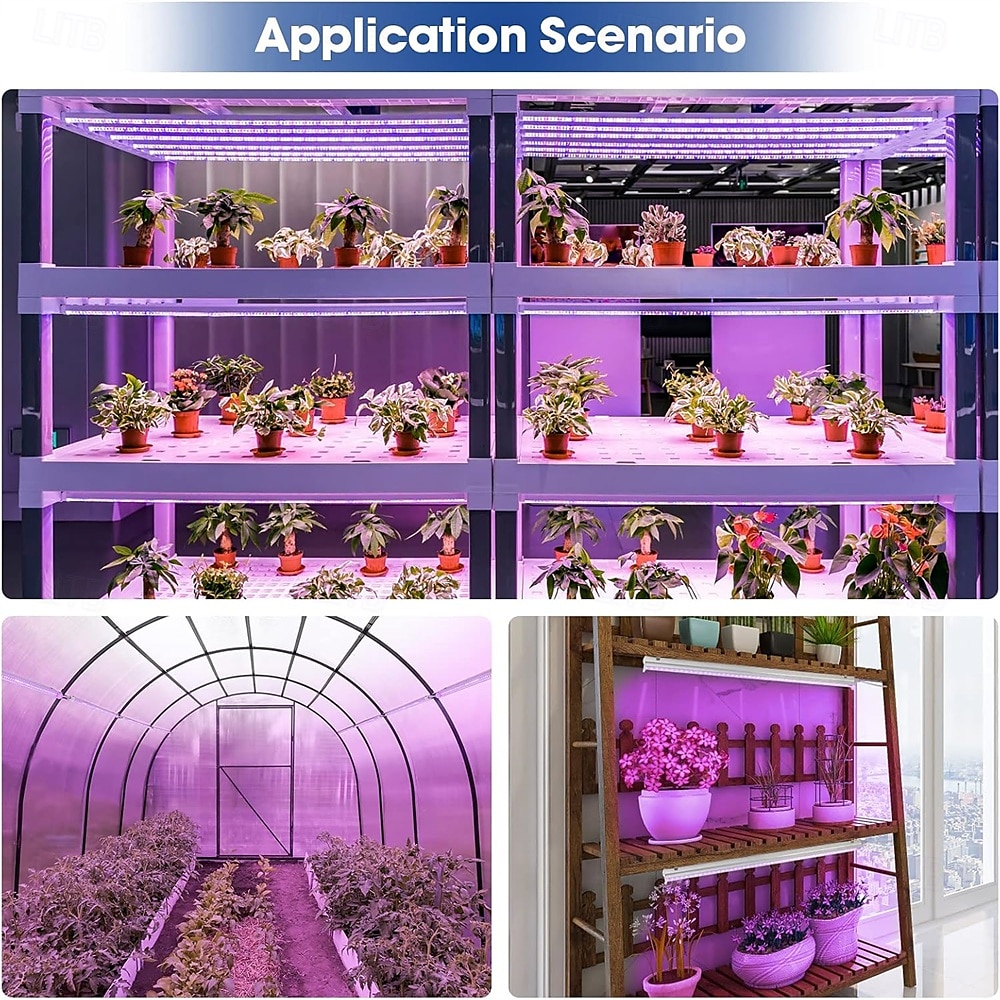 2025年 フルスペクトル植物成長ライト30cm、屋内と屋外の植物ライト用の赤色と青色の光補助  コレクション – $13.99 –P1