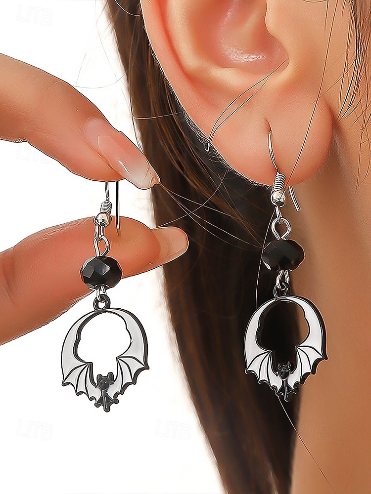 brincos de aranha de halloween com detalhes em pérolas - joias góticas marcantes para cosplay, festas à fantasia e eventos de halloween de 2025 por $8.99 –P3