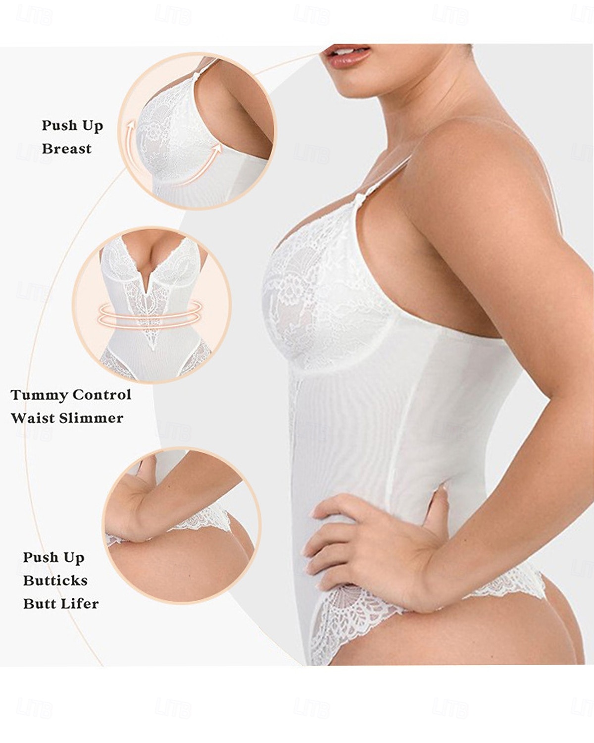 γυναικεία δαντέλα νυχτικά - νάιλον spandex μονόχρωμα ρούχα για το σπίτι 2026 - $26.99 –P11