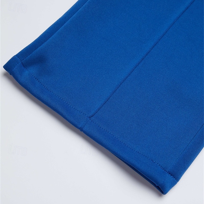 Men's Sweatpants Joggers Trousers Straight Leg Sweatpants Pleated Pants Patchwork Drawstring Elastic Waist Color Block Comfort Breathable Casual Daily Holiday Sports Fashion Black Blue 2025 - $27.99 –P5