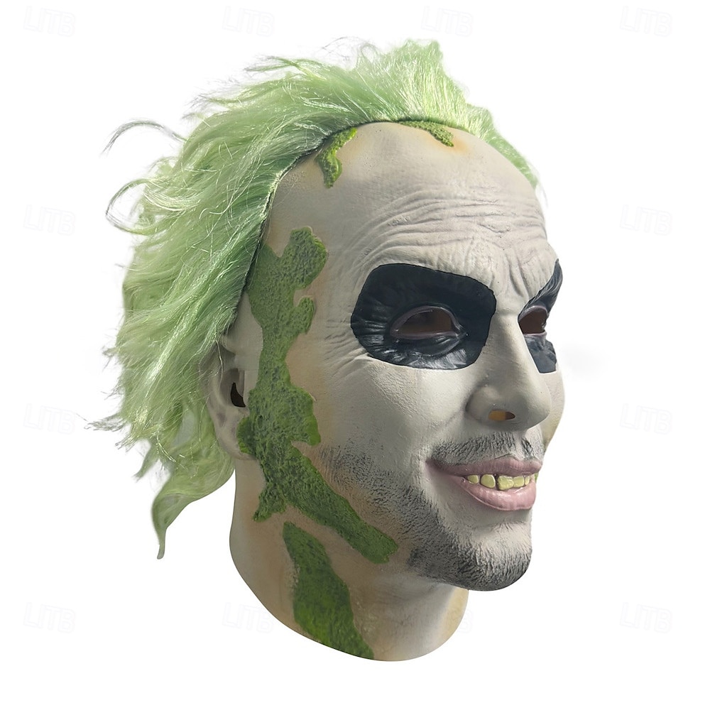 Zombie předvečer Všech svatých Maska Plná hlava Realistická maska Beetlejuice Strašidelný kostým Dospělé Unisex předvečer Všech svatých Karneval Výkon Párty Jednoduché Halloweenské kostýmy Oblékněte 2025 - $33.99 –P3