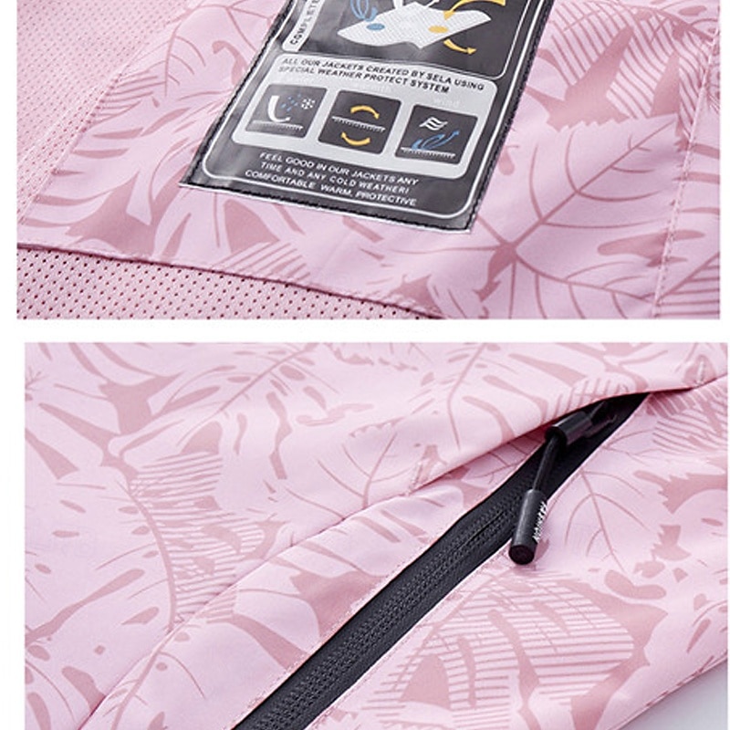 Mulheres Jaqueta Softshell Jaqueta de Trilha Quebra-Vento de Trilha Inverno Ao ar livre Botânico floral Prova-de-Água A Prova de Vento Bolso Múltiplo Zíper Frontal Jaqueta leve Zip Completo Campismo de 2025 por $15.49 –P12