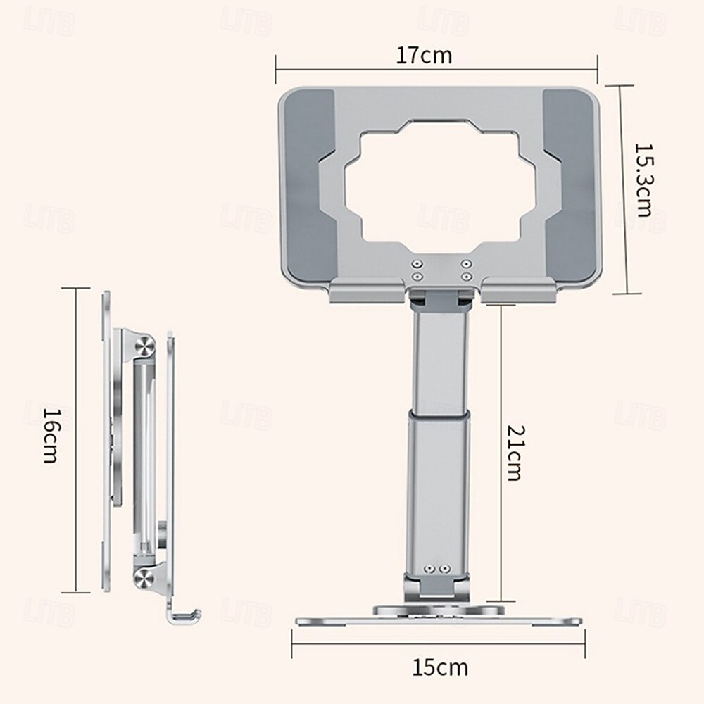 Best Sellers 360 rotating adjustable foldable aluminum alloy Carbon stand holder desktop tablet Holder for phone and tablet 2025 - $51.99 –P6