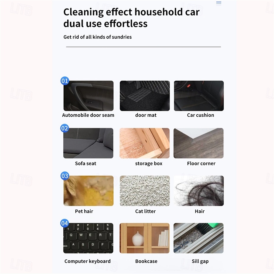 Mini USB Vacuum Cleaner Keyboard Brush Laptop Shell Cleaner Dust Brush Portable USB Vacuum Cleaner Computer Cleaning Tool 2025 - $14.99 –P6