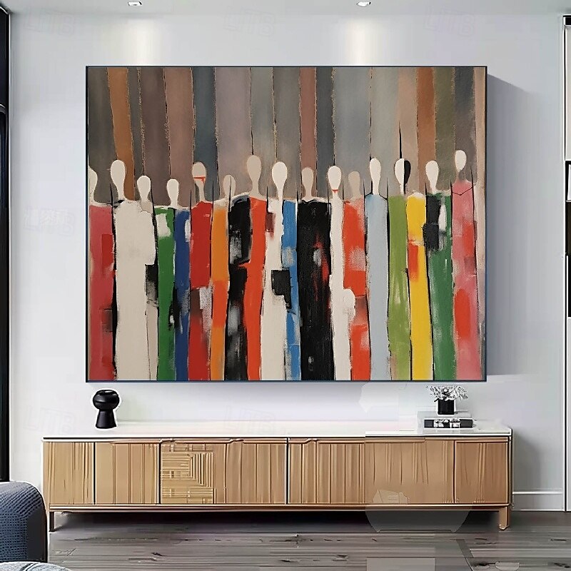 großes Ölgemälde mit Strukturporträt, handgemaltes Frauenporträt auf Leinwand, handgefertigtes Ölgemälde mit Liebespaaren, handgefertigte Wandkunst, moderne Deko-Ideen, Gemälde für Ihr Zuhause und 2025 - $125.99 –P1